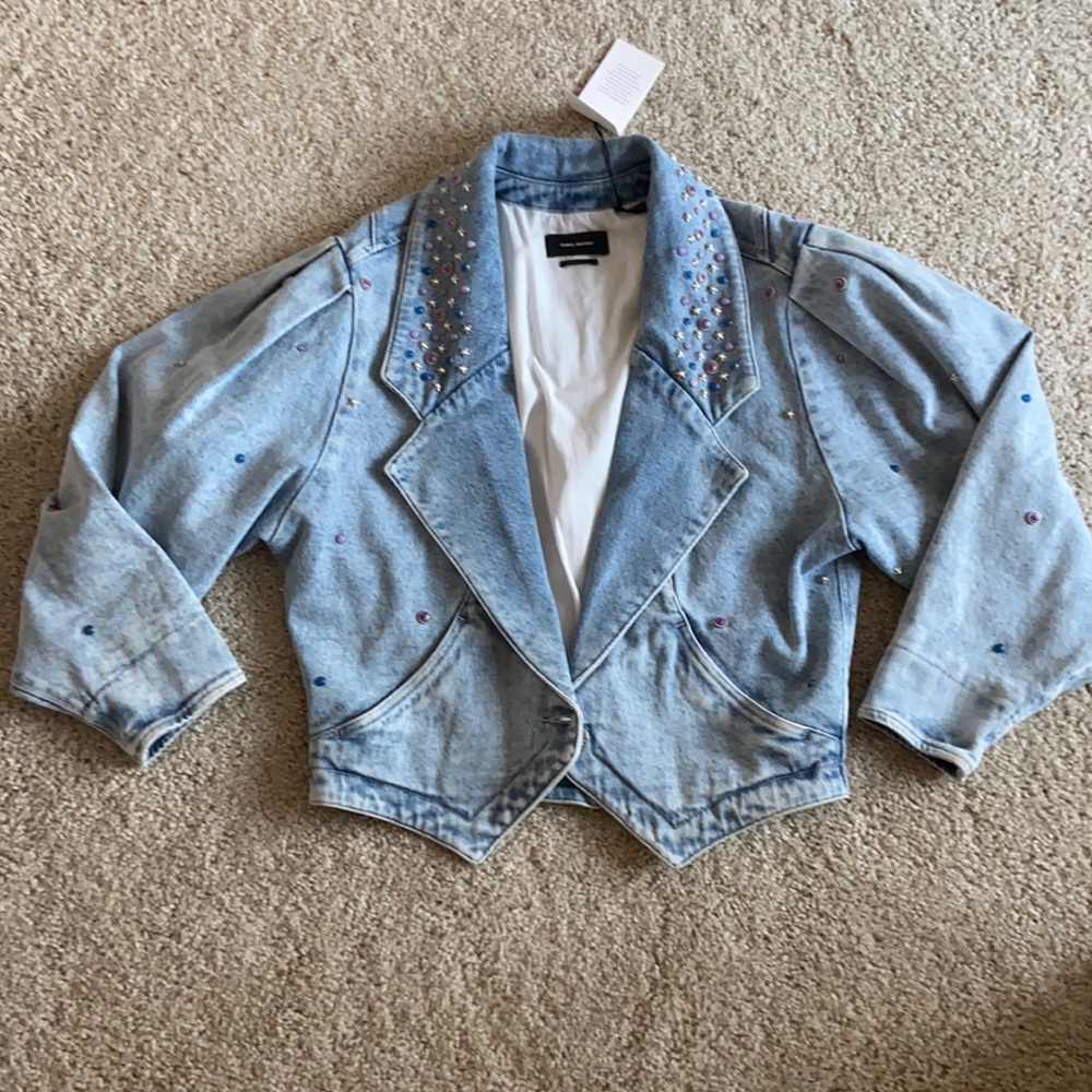 Isabel Marant light blue denim jacket. XS/S